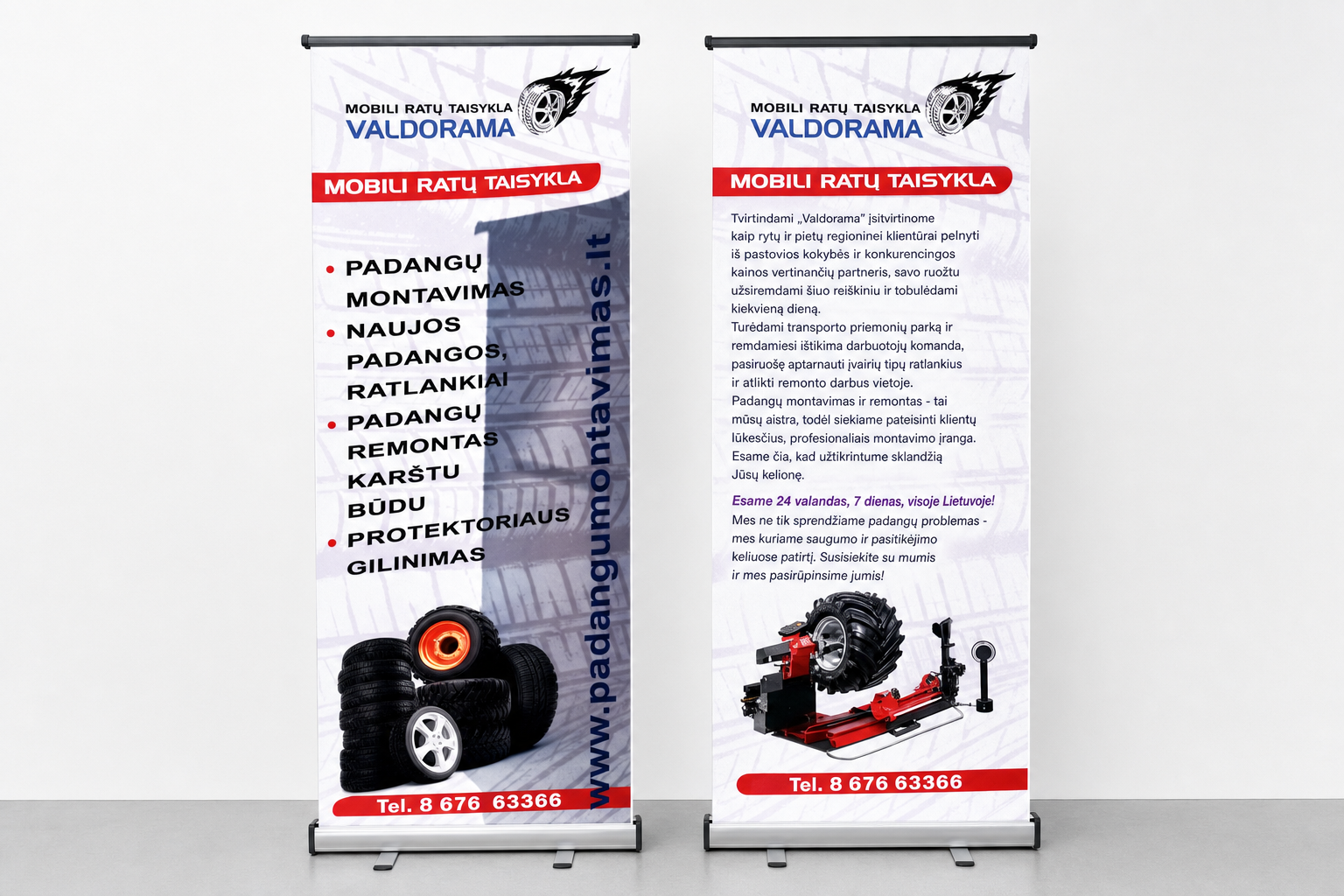 Roll-up stendai