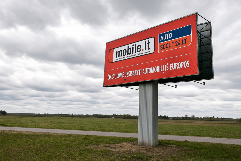 Tentai ir reklaminiai skydai
